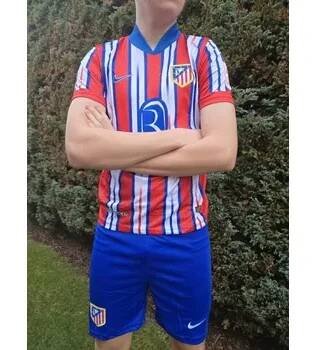 ATLÉTICO MADRID - bez jména - červeno-modro-bílý, Velikost 4 11685