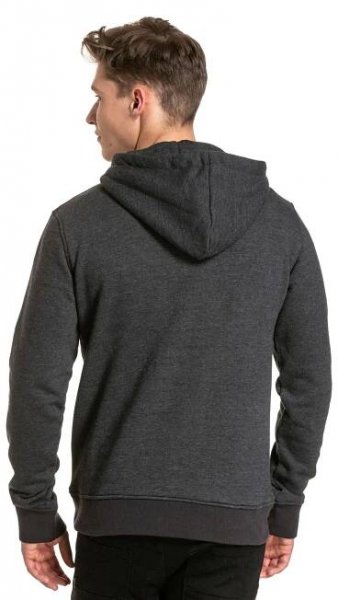 Pánská mikina Meatfly Repash Hoodie, Charcoal Heather