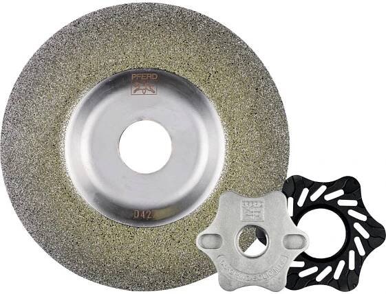 PFERD TOOLS 36611542 diamantový kotouč Průměr 115 mm Ø otvoru 22.23 mm Šedá / tvárná litina, tvrdokov, Superslitiny na b