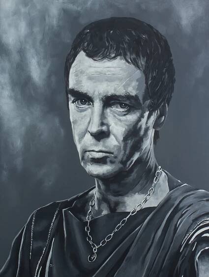 Quintus Lentulus Batiatus - John Hannah
Spartacus Series - Acrylic on board. 16x20
