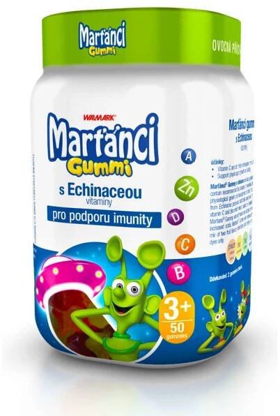 WALMARK Marťánci Gummy Echinacea 20mg 50ks