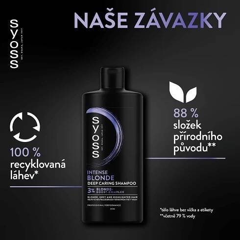 Syoss Blonde & Silver šampon na blond vlasy 440 ml