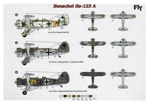 Fly 1:72 Henschel Hs 123 A (Special Schema) | Artur model centrum - tradiční obchod pro modeláře.