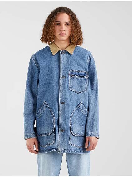 Levi's® - Modrá pánská prodloužená džínová bunda Levi's® Brisbane Chore | ZOOT.cz
