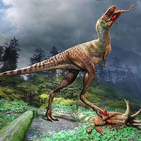 Amazing Fossil Preserves Teenage Tyrannosaur’s Last Meal