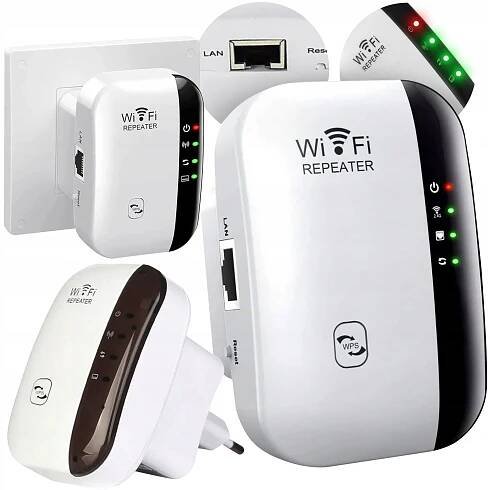 Zesilovač signálu Wi-FI Výkonný opakovač přístupového bodu Router 300 Mb/s 2.4 GHz za 626.00CZK - Allegro