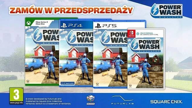 PowerWash Simulator Sony PlayStation 4 PS4 PS5 Power Wash Simulator Jazyková verze polština – titulky