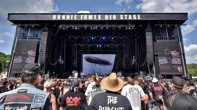 Areál Masters of Rock ve Vizovicích a stage Ronnie James Dio/foto: Honza Švanda