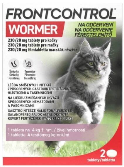 Tablety pro kočky na odčervení Wormer Frontcontrol, Boehring Ingelheim Animal levně | Kupi.cz