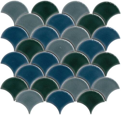 MSI Azul Scallop Tile Tile - Wills Flooring