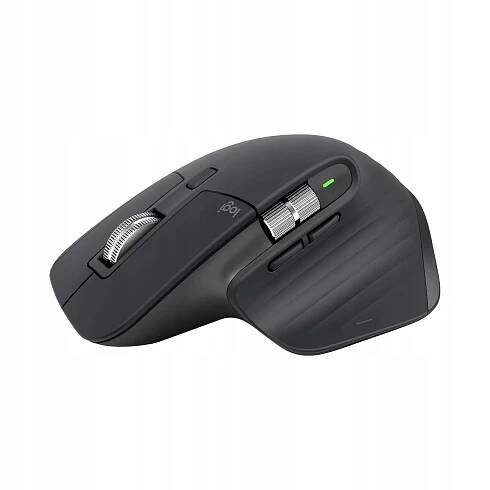 Logitech MX Master 3S optická ergonomická myš, přenos Bluetooth®, bezdrátový, 7 tlačítko, 8000 dpi, grafit