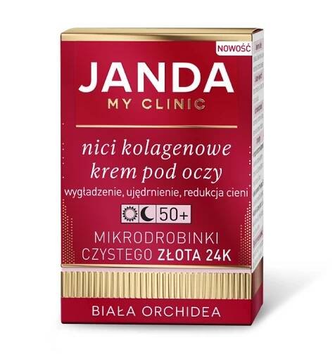 JANDA Novinka Kolagenové nitě 50+ Oční krém proti vráskám Značka Janda