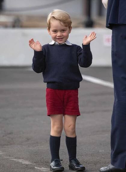 Prince George.Princess Charlotte and Prince George and Prince Louis Pool picture: Arthur Edwards. The SunThe Queen with the The Prince of Wales and The Duchess of Cornwall, The Duke and Duchess of Cambridge,