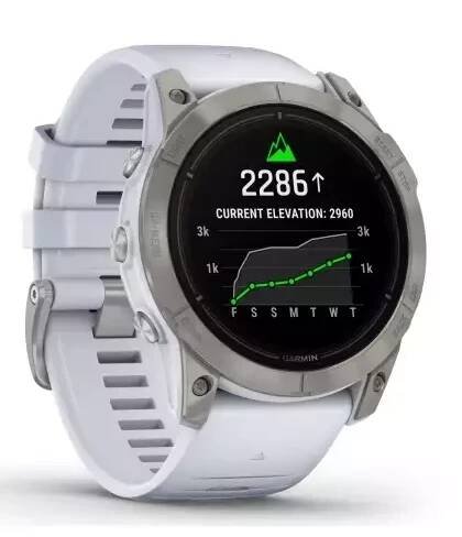 Garmin - Epix™ Pro (Gen 2) Sapphire Edition | Titanium / Whitestone Band | 51 mm + Voucher TOPO Czech maps | Tovys.cz 