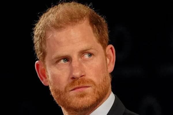 An image collage containing 1 images, Image 1 shows Prince Harry at a mental health panel