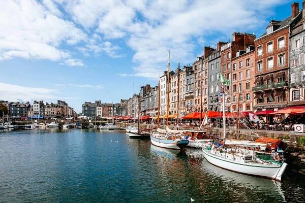 starý dok - honfleur, francie - dolní normandie - stock snímky, obrázky a fotky