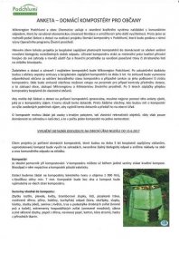 Anketa - Domácí kompostéry pro občany + Závazná žádost