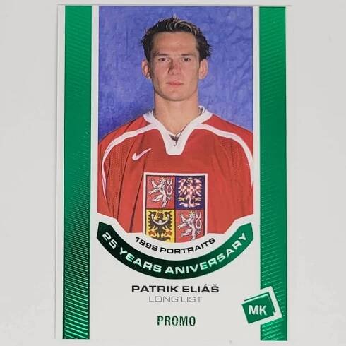 Patrik Eliáš 2022/23 MK 25 years aniversary GREEN promo