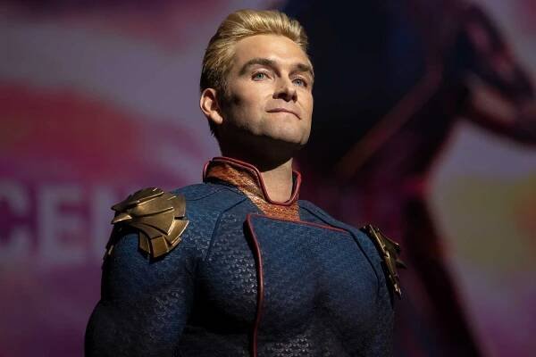 Antony Starr as Homelander on The Boys