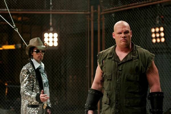 Michael Eklund, Glenn Jacobs - Smallville - Zápas - Z natáčení