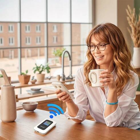 MOBILNÍ WI-FI HOTSPOT PŘENOSNÝ WIFI ROUTER 4 G LTE SIM BEZDRÁTOVÝ MODEM Výrobce ostatní