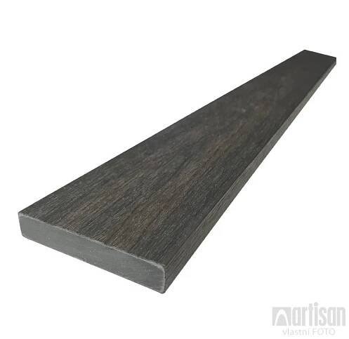 WPC dřevoplastová prkna na plot Dřevoplus Profi 15x80x2900 - Walnut (ořech)