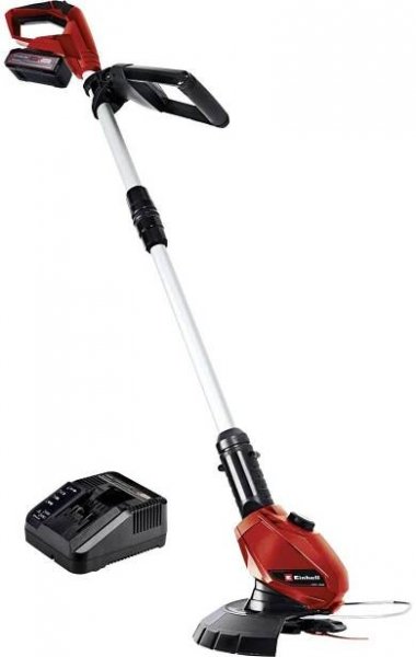 Einhell GE-CT 18 Li (1x 2,5Ah) Akku-Rasentrimmer akumulátor Akumulátorová strunová sekačka nastavitelná řídítka 18 V šířka sekání: 24 cm
