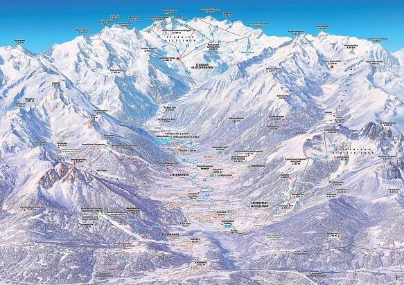 Piste maps Stubai – trail maps Stubai