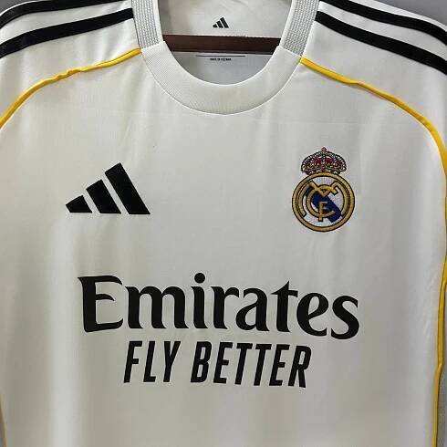25/26 Real Madrid Home Kit - Premium Quality Jersey at FootballPrestige.com
