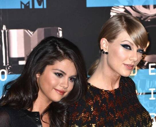 Selena Gomez and Taylor Swift on August 30, 2015