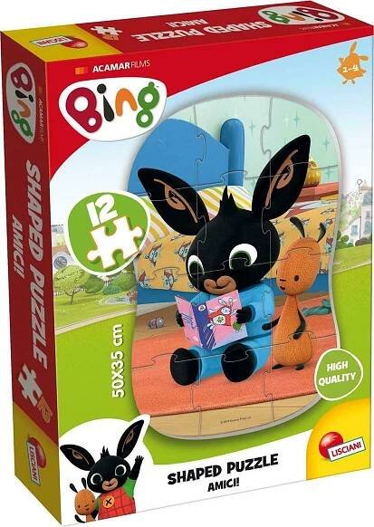 LISCIANI Puzzle Bing: Pohádka na dobrou noc 12 dílků