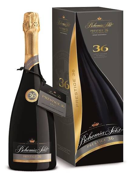 Bohemia Sekt Prestige 36 ročníkový Jakostní šumivé víno bílé 0,75l 12,5% Karton