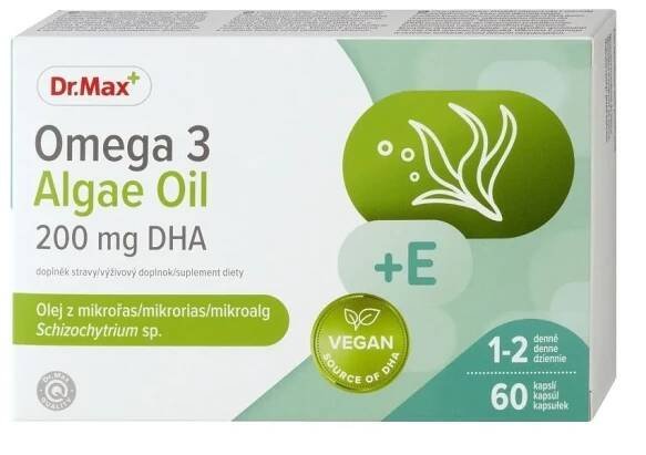 Dr. Max Omega 3 Algae Oil 60 kapslí