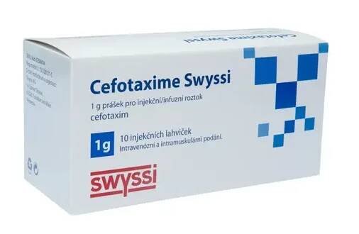 Cefotaxime Swyssi 1 g prášek pro injekční/infuzní roztok