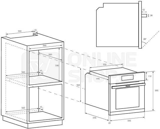 Trouba Haier HWO60SM2F5XH