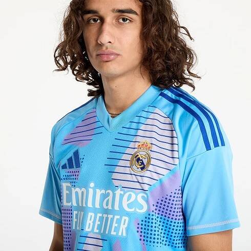 Dresy adidas Real Madrid 24/25 Home Goalkeeper Jersey Semi Blue Burst