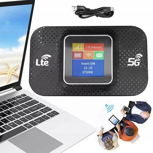 MODEM 4G/5G 150 MBPS S WIFI ROUTEREM PRO 10 OSOB, PŘENOSNÝ SIM Výrobce ostatní