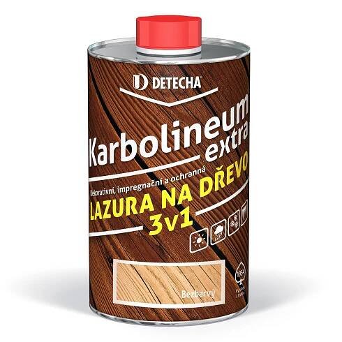 Detecha Karbolineum Extra Ochranná lazura na dřevo bezbarvá; 700 g