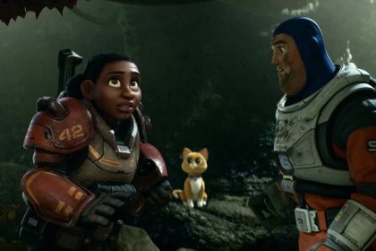 In Disney and Pixar’s “Lightyear,” Izzy Hawthorne, the eager leader of a team of cadets called the Junior Zap Patrol, teams up with Buzz Lightyear and his dutiful robot companion, Sox, on a mission to figure out exactly what—or who—is behind a mysterious alien spaceship hovering above their planet.