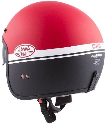 CASSIDA přilba OXYGEN Jawa OHC 23 matt red/black/white | BONMOTO