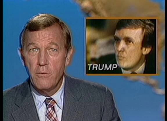 Roger Mudd and Donald Trump