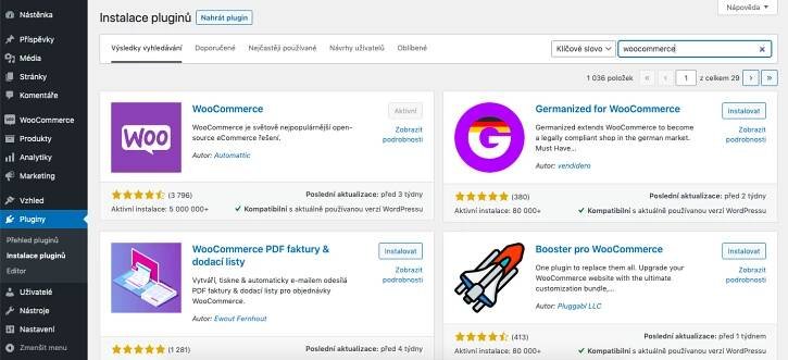 WooCommerce plugin