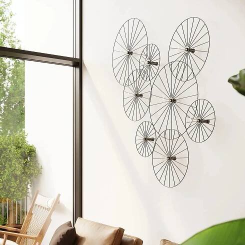 Černé stropní svítidlo ø 45 cm Soho – Nice Lamps