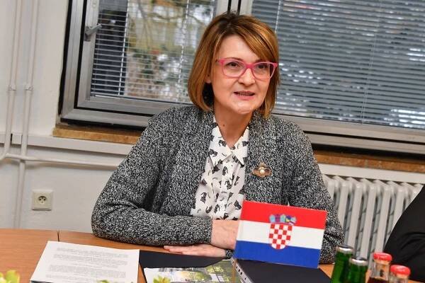 Přijetí velvyslankyně Chorvatska Ines Trohy primátorem P. Vokřálem - Tiskový servis