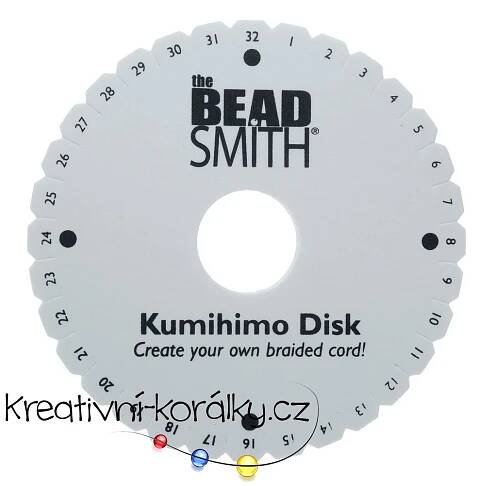 Kulatý Kumihimo disk - 150mm