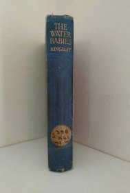 spine view of an undated copy of The Water-Babies by Charles Kingsley published by Blackie and Sons