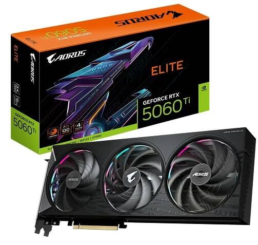 Gigabyte GeForce RTX5060Ti AORUS ELITE 16GB GDDR7 128bit Grafická karta