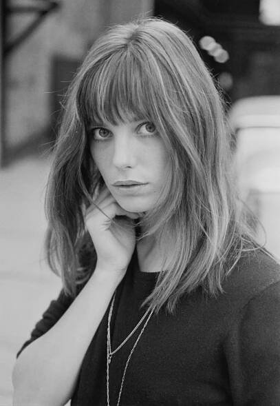 Jane Birkin hair