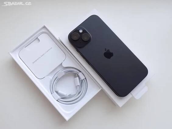 APPLE iPhone 15 128GB Black - ZÁRUKA - NEPOUŽIT - Ostrava - Bazar