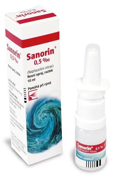 Nosní sprej 0,5% Sanorin